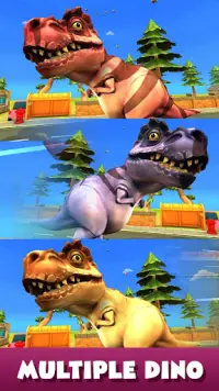 Dinosaur Running & Jumping Game: 3D Endless Runner Screen Shot 4