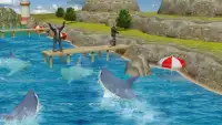 飢えたサメ攻撃シミュレータ - アドベンチャーゲーム Screen Shot 1