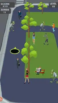Hole for Zombies .io Screen Shot 3