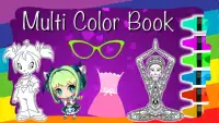 Muñecas de Moda para Colorear Libros Múltiples Screen Shot 4