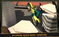 City Bike Roof Jump Stunt Sim Screen Shot 5