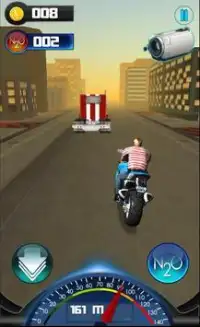 City Moto Racer Screen Shot 2