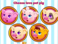 Pet piggy care - Animal game Screen Shot 1