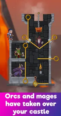 Hero Adventure : Pull the pin - Hero Rescue Puzzle Screen Shot 1