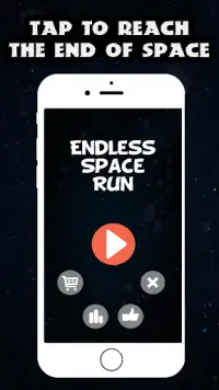 Endless Space Run - One Tap Game Screen Shot 0