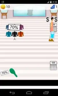 कपड़े की दुकान खेल Screen Shot 0