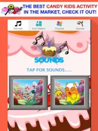 Sweet Candy Games for Kids YAY Screen Shot 9