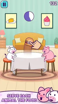 Bunny vs Kitty Pancake: Kawaii Game Screen Shot 4