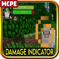 Damage Indicator Mod for Minecraft PE