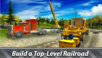 Railroad Building Sim - construir ferrocarriles! Screen Shot 4