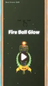 Fire Ball Glow Infinity Screen Shot 0