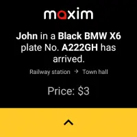 maxim — order taxi, food Screen Shot 9