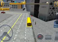 Schoolbus Driving 3D Simulasi Screen Shot 3