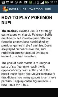 Guide of Pokemon Duel Screen Shot 5