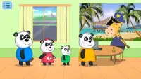 हवाई अड्डे के व्यवसाय: पांडा के साथ बच्चों के खेल Screen Shot 0