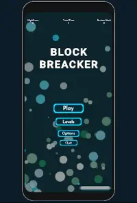 Block Breaker- Glowing Blockes Screen Shot 0