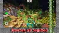 ゾンビ黙示録バトルサバイバルミニゲームMCPE Screen Shot 0