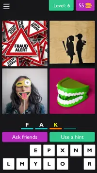 😉4 Pics 4 Letter Word: Puzzle👍👍 Screen Shot 5