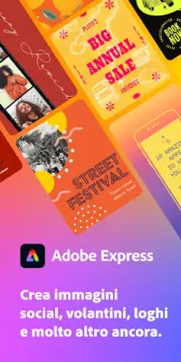 Adobe Express: Grafica, Design Screen Shot 0