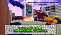 Fire Dinosaur Robot Car Transformer City Battle Screen Shot 4