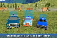 Police Transport Animal Carrier Cargo Truck Sim Screen Shot 11