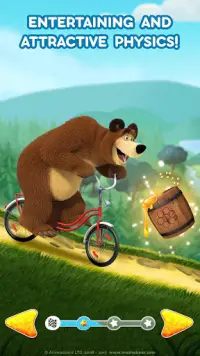 Masha dan Beruang: Game Balap Mobil untuk Anak Screen Shot 6