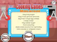cooking games macaroons on kitchen Screen Shot 0