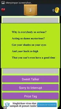 New Quiz Jessie J lyric Screen Shot 3