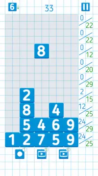 NumberFall Puzzle Screen Shot 4