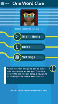 One Word Clue Same Room Multiplayer Game Screen Shot 5