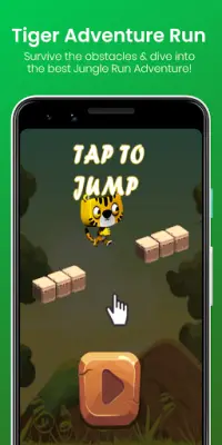 Tiger Adventure Run Screen Shot 0