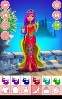 राजकुमारी सैलून पोशाक खेल अप Screen Shot 15