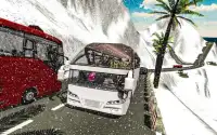 3D salju Bus Driving Simulator Screen Shot 0