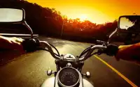 मोटरसाइकिल रेसर रोड फाश बाइक राइडर Screen Shot 1