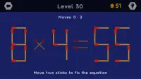 Math Sticks - Puzzle Game Screen Shot 2