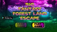 Big Fantasy Forest Land Escape Screen Shot 0