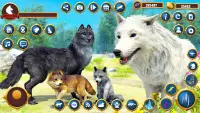 Virtual Wild Wolf Family Sim Screen Shot 2