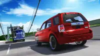 SUV Highway Racing Arcade Game Screen Shot 2