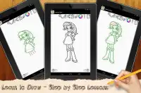 Learn to Draw Dolls and Ponies Equestrian World Screen Shot 2