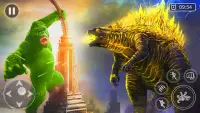King Kong Godzilla Fighting 3D Screen Shot 0