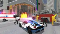 Police Car Crime Driving Screen Shot 0