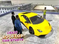 Fou Roof Top Car Stunts 3D Screen Shot 6