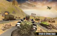 Army Train Gunship Attack: Train Driving Games Screen Shot 10