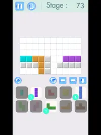Tsume Puzzle - အခမဲ့ပိတ်ပင်တားဆီးမှုပဟေဠိဂိမ်း Screen Shot 7