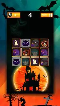 Halloween Matching Game Screen Shot 1