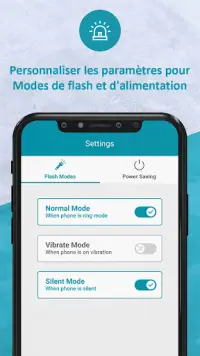 Alerte flash appel et message Screen Shot 4