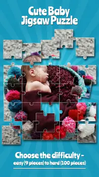 Cute Baby Jigsaw Puzzle Screen Shot 3