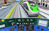 City Train Sim-Train Games 3D Screen Shot 1