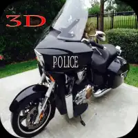 Police Moto Driver 3D Screen Shot 0