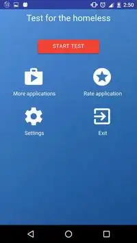 Obdachlosen-Test Screen Shot 0